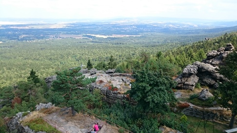 Ausblick von der Töpfer Plattform